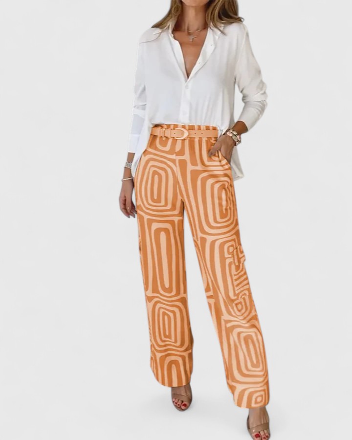 Kira | Elegant Two-Piece Set (Including A Free Belt)
