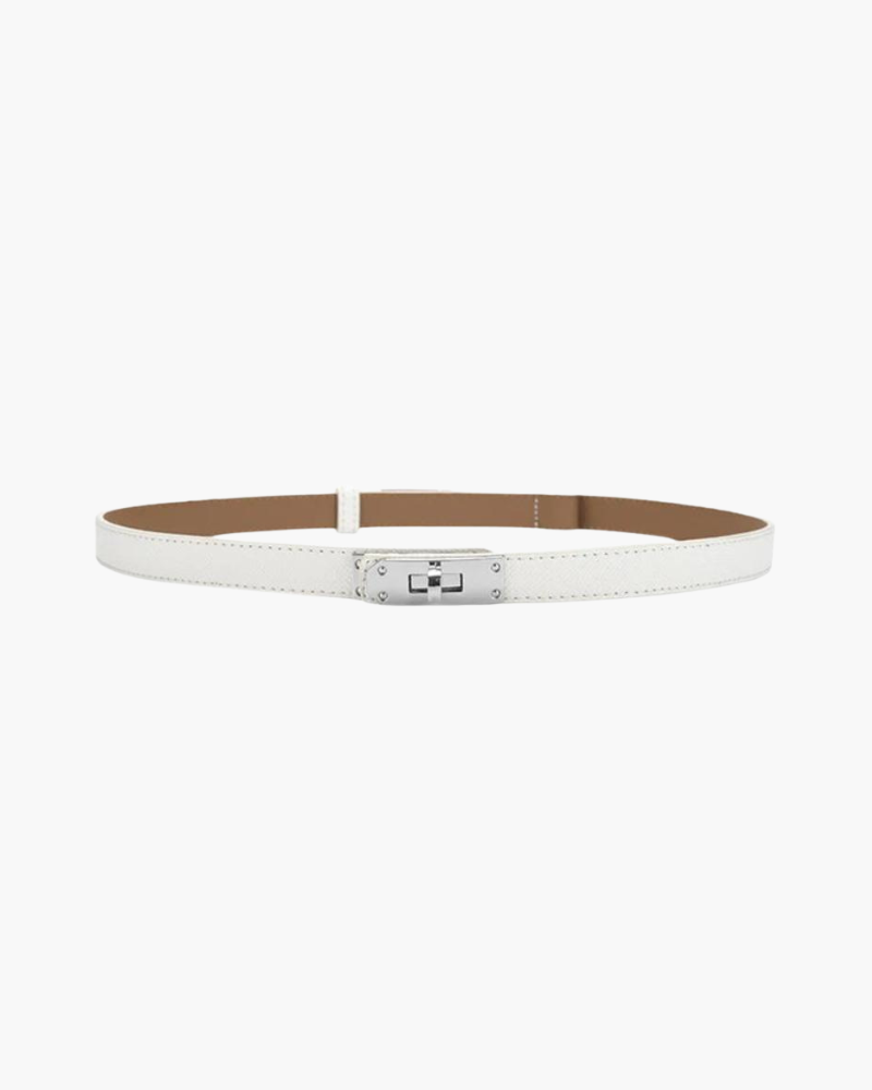 Vintage-Inspired Slim Belt - Classic, Sleek Accessory