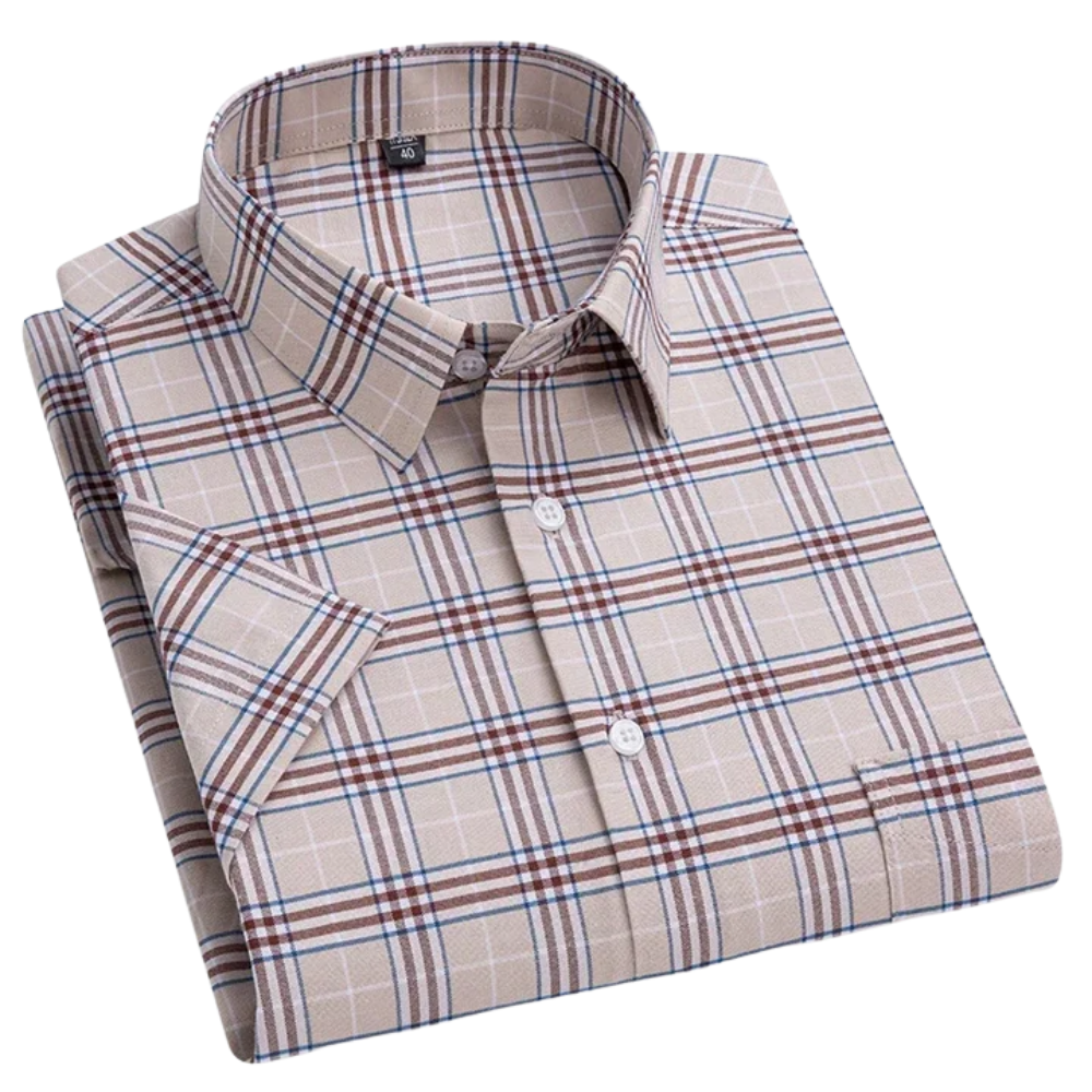 Zack | Short-Sleeve Cotton Shirt