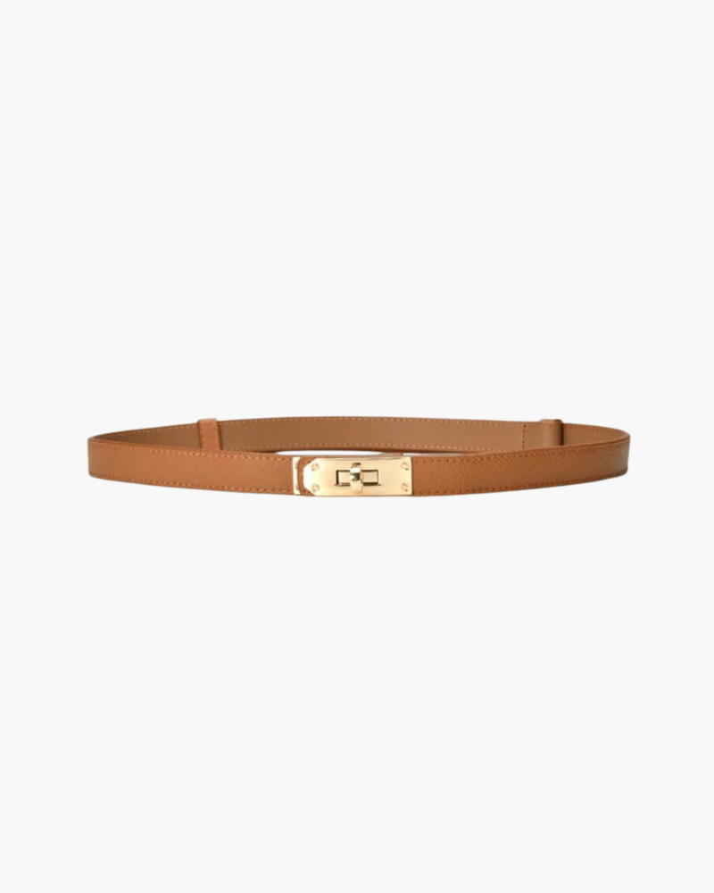 Vintage-Inspired Slim Belt - Classic, Sleek Accessory