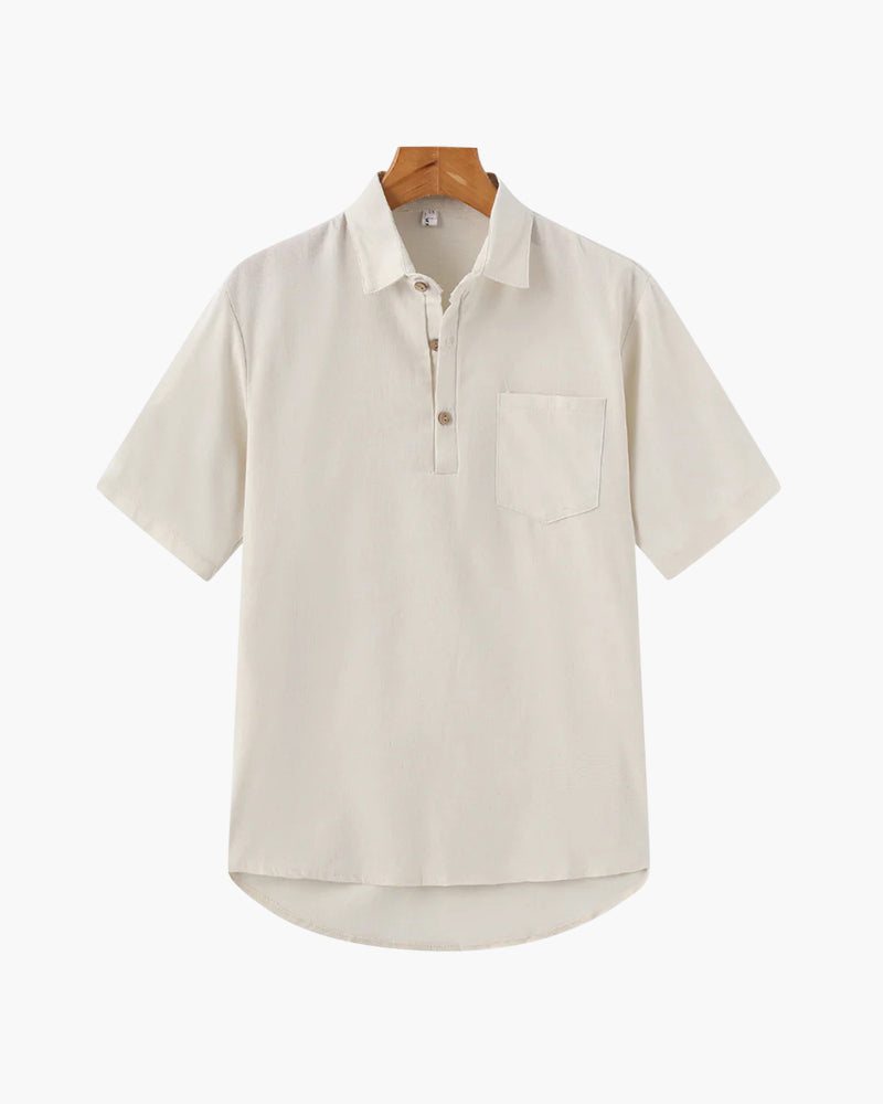 Casablanca Linen Polo Shirt – Crisp, Breathable Summer Essential