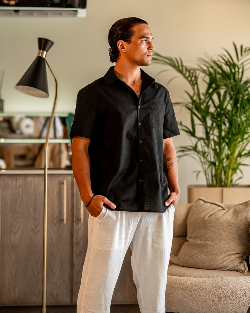 Cape Town Linen Shirt – Short Sleeve