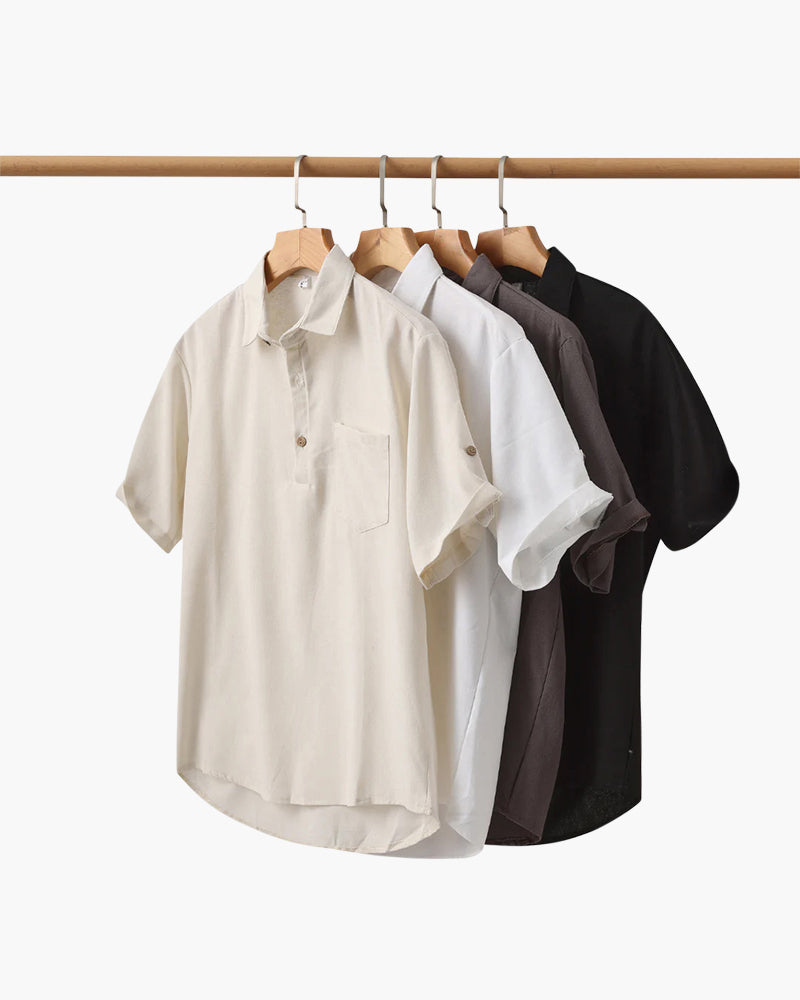 Casablanca Linen Polo Shirt – Crisp, Breathable Summer Essential