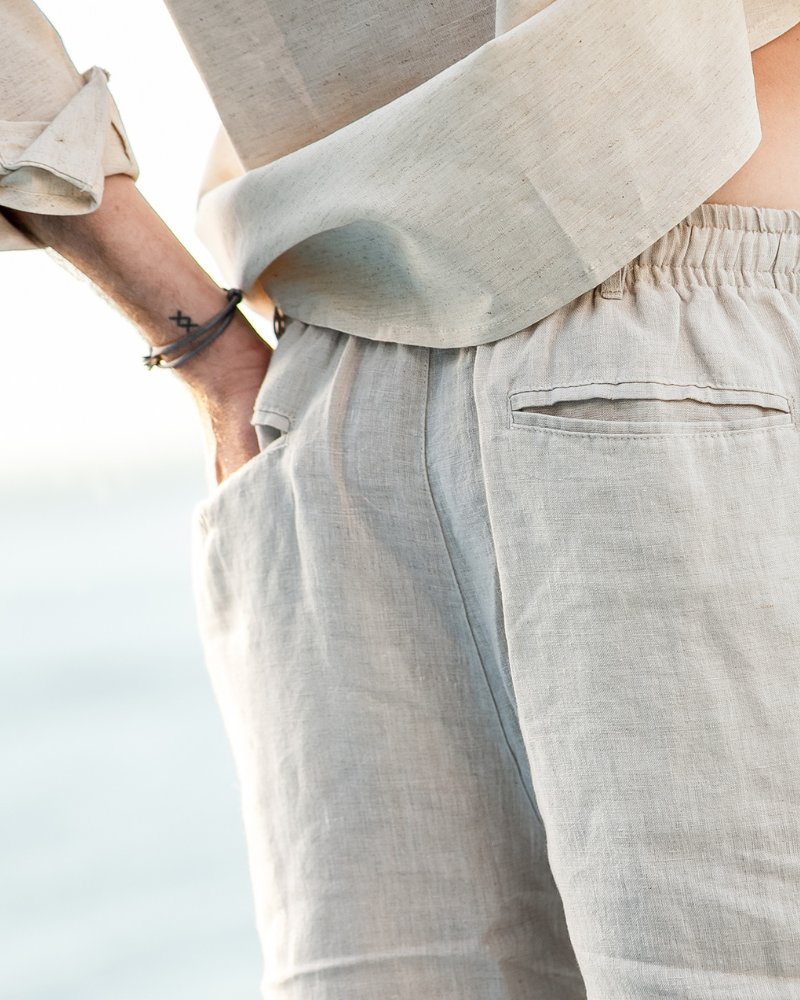 Casablanca Premium Linen Shorts - Lightweight, Breathable Comfort
