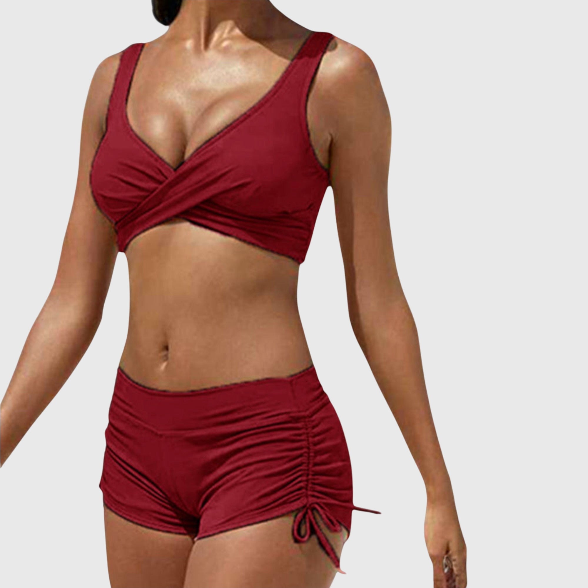 Marie | Women’s Camo Stylish Two-Piece Bikini Swimsuit