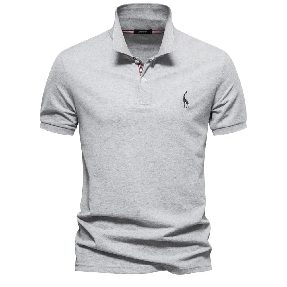 Austin | Men's Short Sleeve Button Polo Shirt