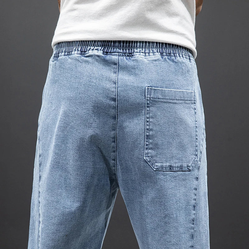 Daniel | Men’s Drawstring Jogger Fit Casual Jeans Pants