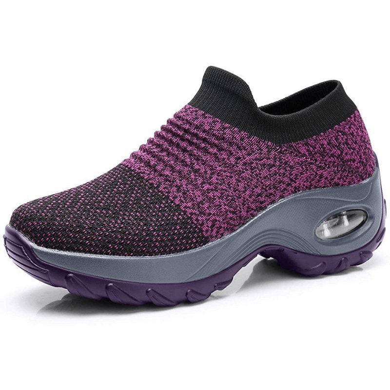 Women's Orthopedic Slip-On Sneakers Air Cushion - Purple
